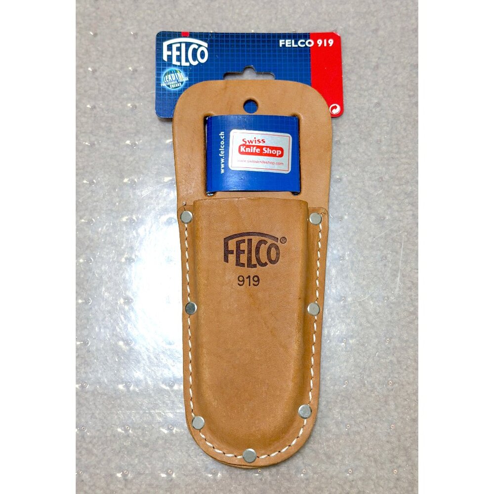 NEW Felco 919 Leather Holster Belt Mountable Tool Pouch for Pruning Shears Brown